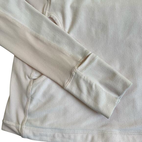 Lululemon Sz 4 Pretty Pink Star Runner Half Zip Pullover Fitted Stretchy Flawed - Picture 11 of 16